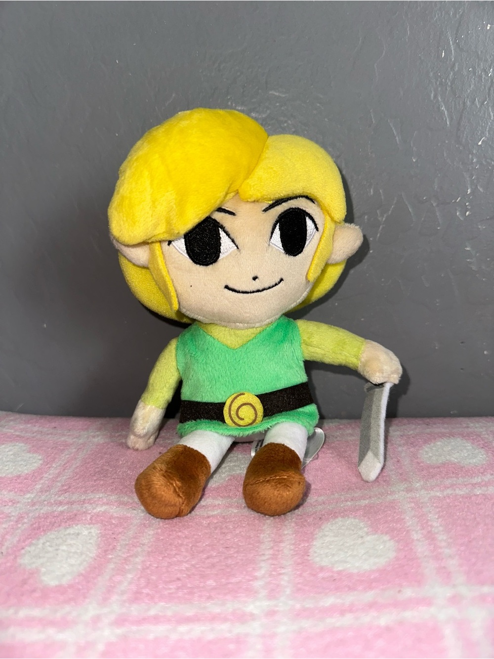 Green and Yellow Hero Plush Doll - Kids Stuffed Toy the legend of Zelda 8 inch